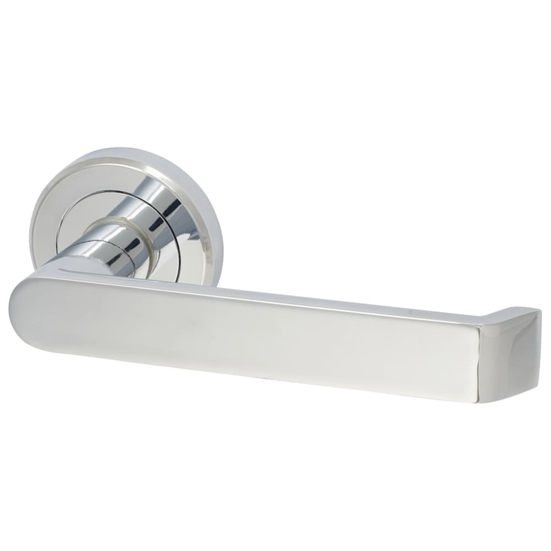 Serozzetta by Carlisle Brass Concept Door Handle on Rose – Polished Chrome