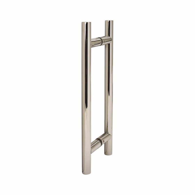 Altro 19mm T-Bar Door Pull Handle – Back to Back – 229mm Centres – Polished Stainless Steel
