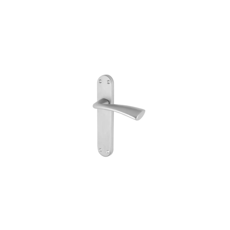 Altro Verona Latch Door Handle – 182 x 39mm – Satin Chrome