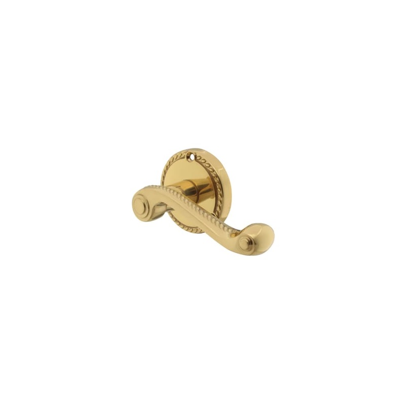 Carlisle Brass Classica Georgian Door Handle on Rose – Polished Brass