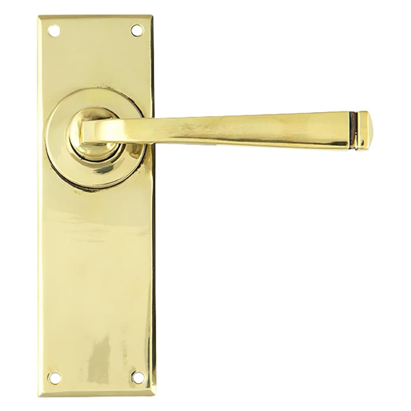 From The Anvil Avon Latch Door Handle – 152 x 48mm – Aged Brass