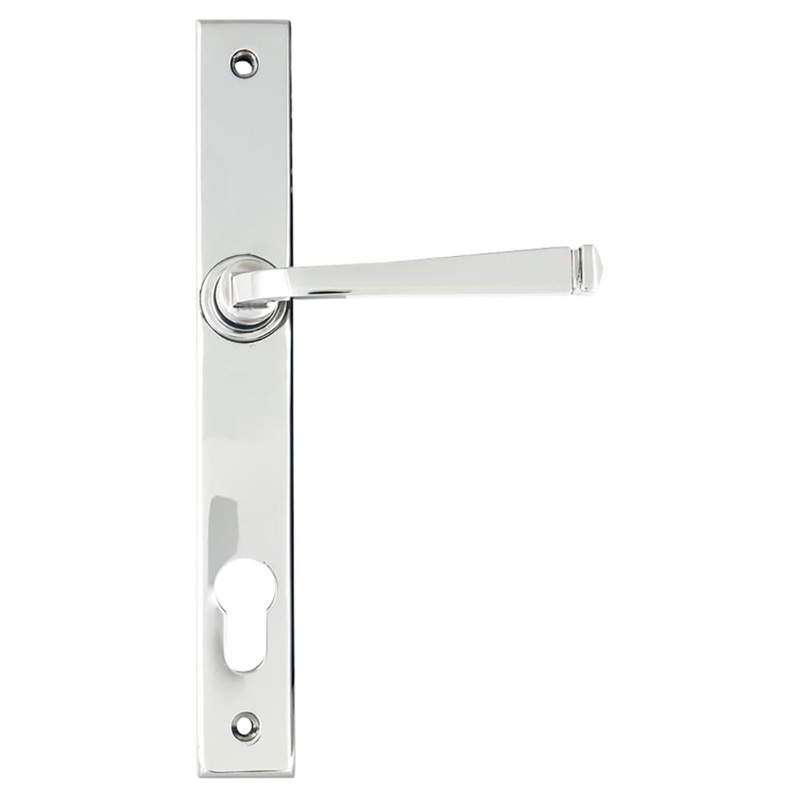From The Anvil Avon uPVC Slimline Multipoint Door Handle – 92mm c/c – Polished Chrome