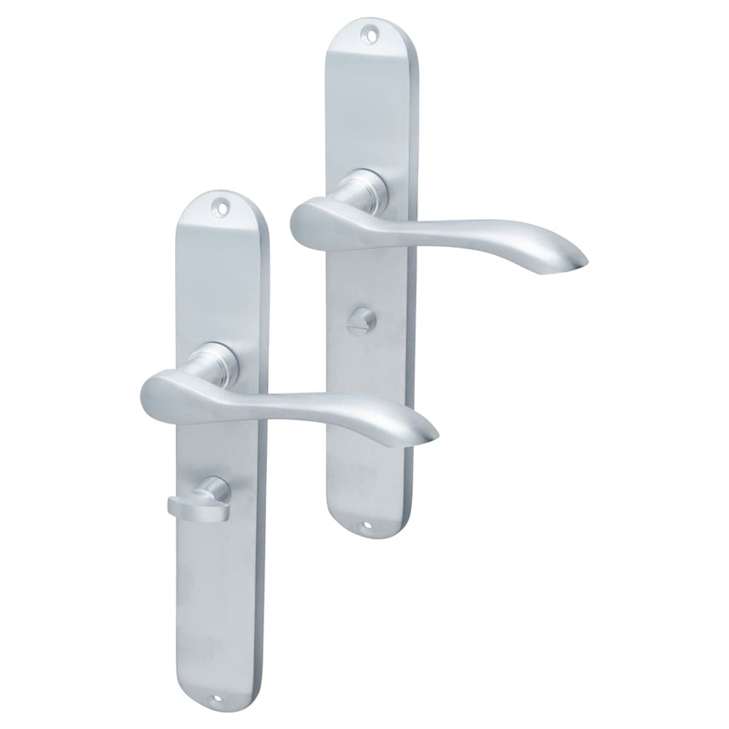Hampstead Altea Bathroom Door Handle – 240 x 41mm – Satin Chrome