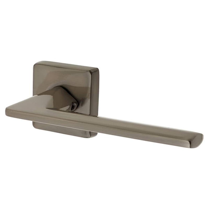 Hampstead Skye Door Handle on Square Rose – Anthracite Grey