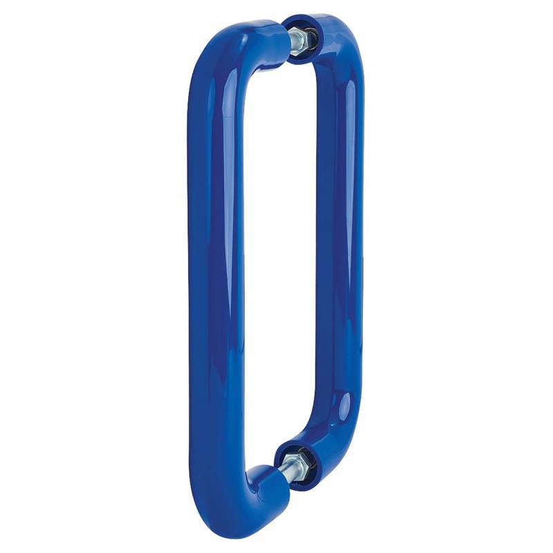 Hoppe AR602/220 Nylon D-Bar Door Pull Handle – Back to Back – 220mm c/c – Cobalt Blue