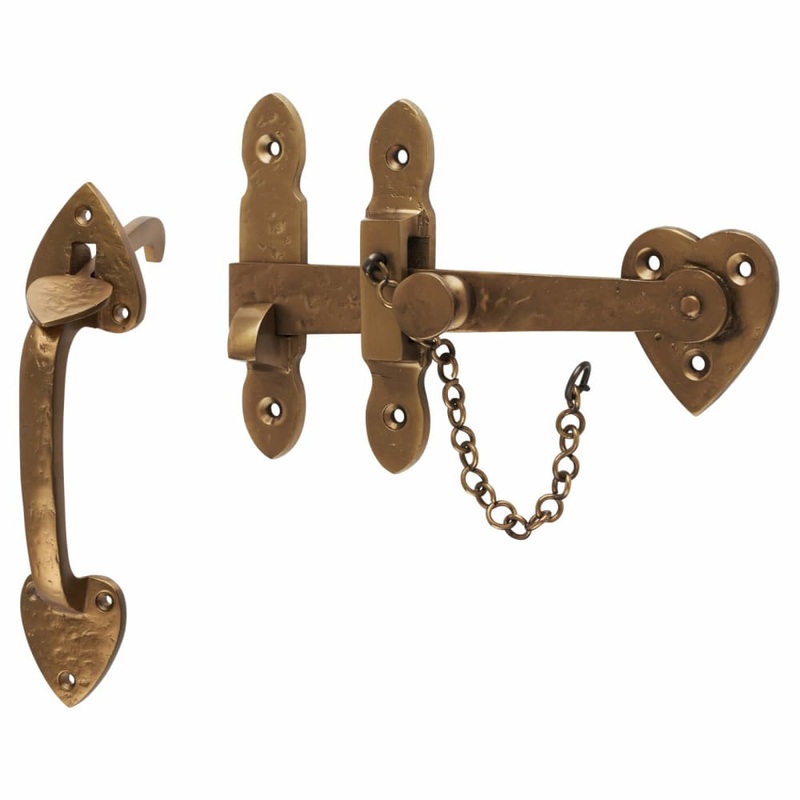 Olde Forge Cottage Thumb Latch Set – Antique Bronze