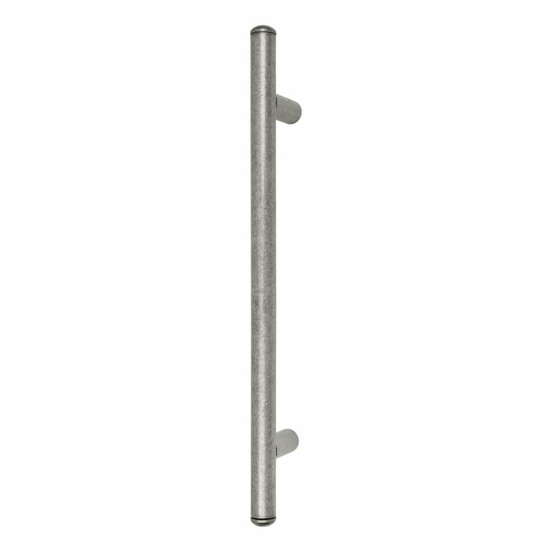 Olde Forge T-Bar Door Pull Handle – Bolt Fix – 294mm Centres – Pewter