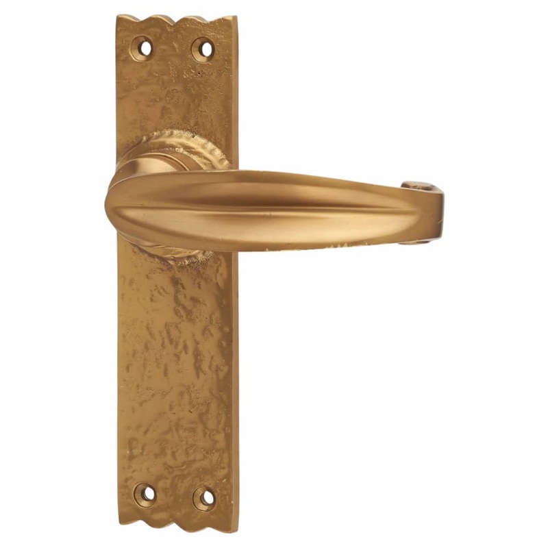 Olde Forge Tudor Latch Door Handle – 152 x 38mm – Antique Bronze