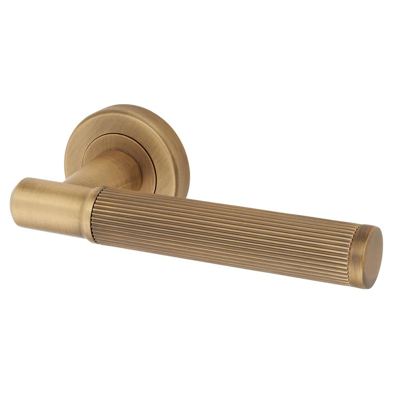 Serozzetta by Carlisle Brass Image Lines Door Handle Rose – Antique Brass