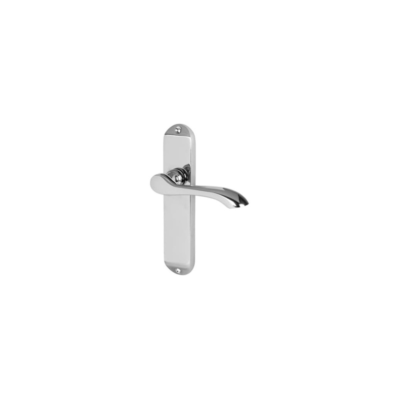 Touchpoint Ancona Latch Door Handle – 180 x 39mm – Polished Chrome