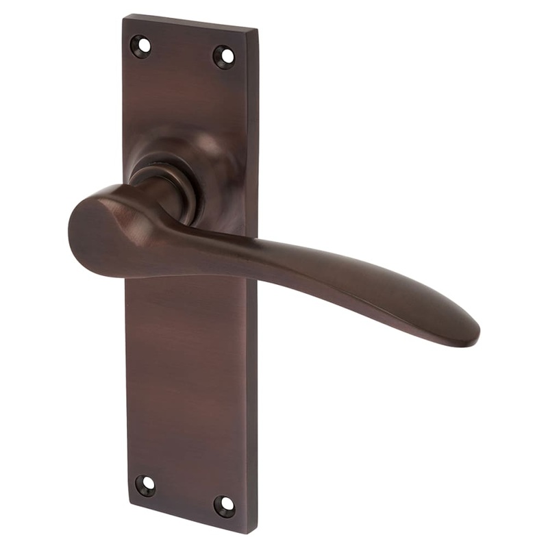 Hampstead Buckingham Latch Door Handle – 152 x 41mm – Soft Antique Bronze