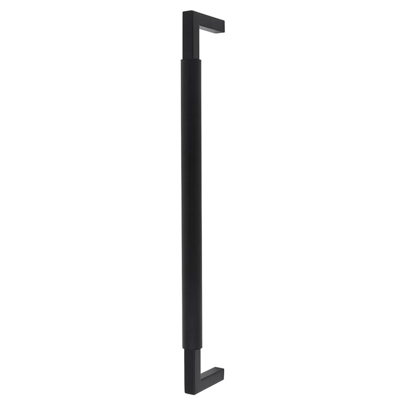 Hampstead Lines 25mm D-Bar Door Pull Handle – Bolt Fix – 450mm Centres – Matt Black