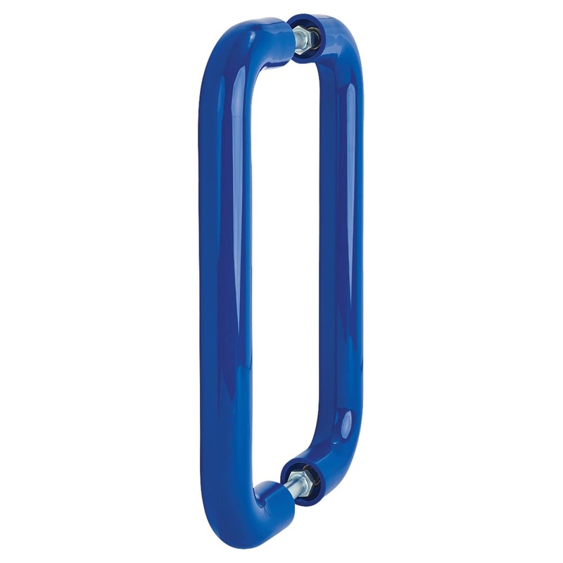 Hoppe AR602/300 Nylon D-Bar Door Pull Handle – Back to Back – 300mm c/c – Cobalt Blue