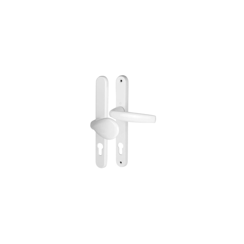 Hoppe Atlanta 77G/3830N/1530 uPVC Multipoint Lever/Pad Door Handle – 92/62mm c/c – White