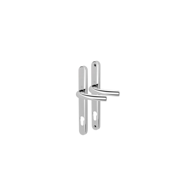Hoppe Tokyo M1710RH/3841N uPVC Multipoint Door Handle – Long Plate – 92mm c/c – Polished Chrome