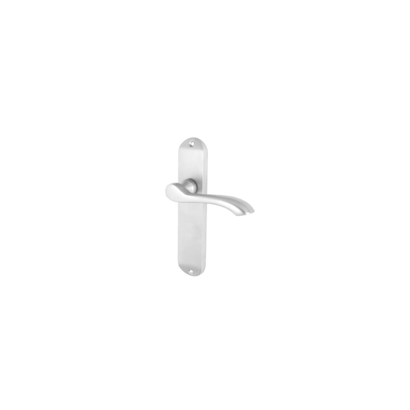 Touchpoint Ancona Latch Door Handle – 180 x 39mm – Satin Chrome