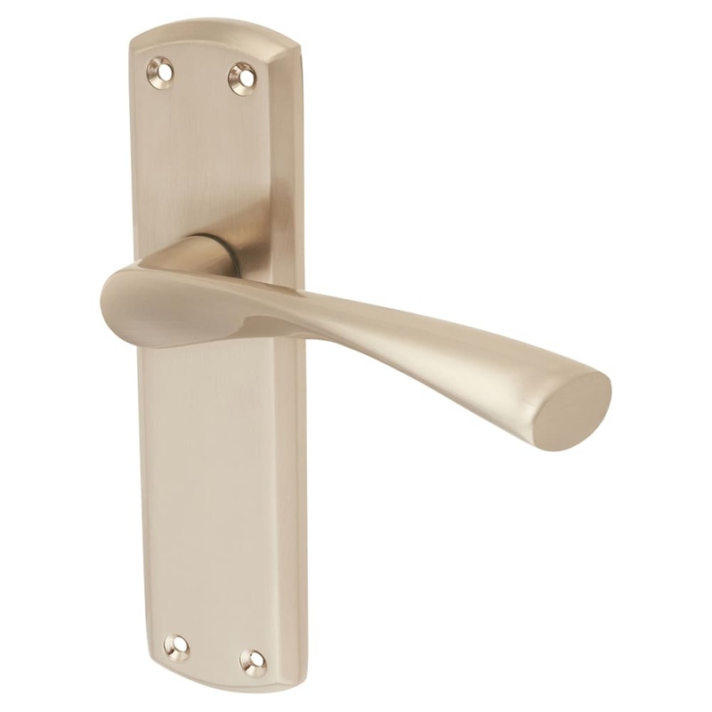 Touchpoint Monza Latch Door Handle – 175 x 45mm – Satin Nickel