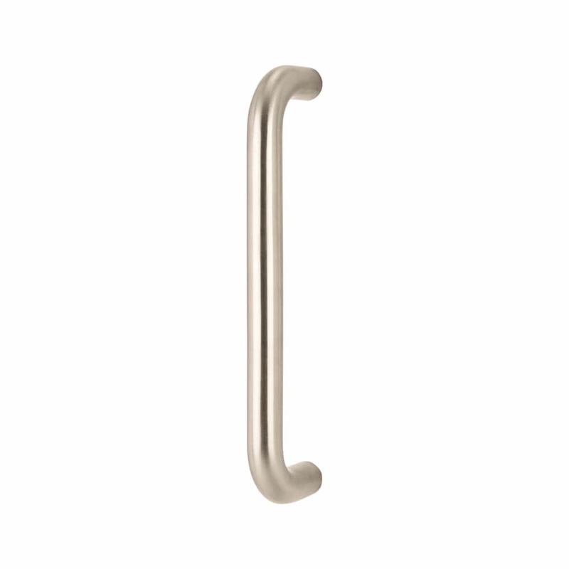 Hampstead 22mm D-Bar Door Pull Handle – Bolt Fix – 250mm Centres – 316 Satin Stainless Steel
