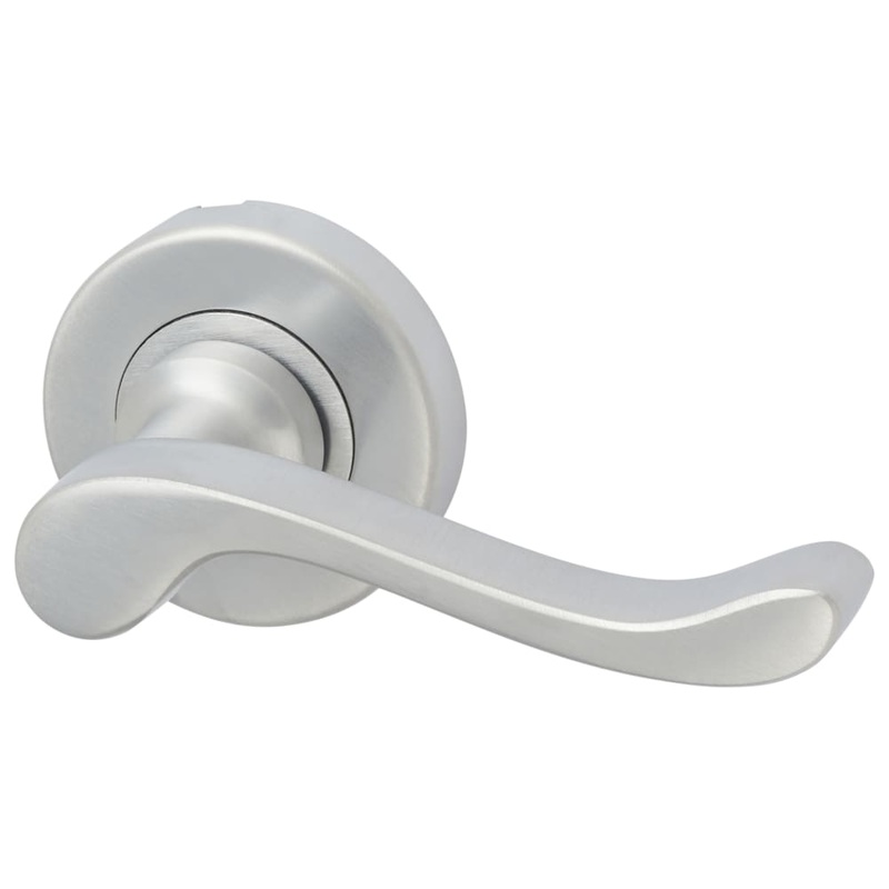 Heritage Brass by M Marcus Bedford Door Handle on Rose – Satin Chrome