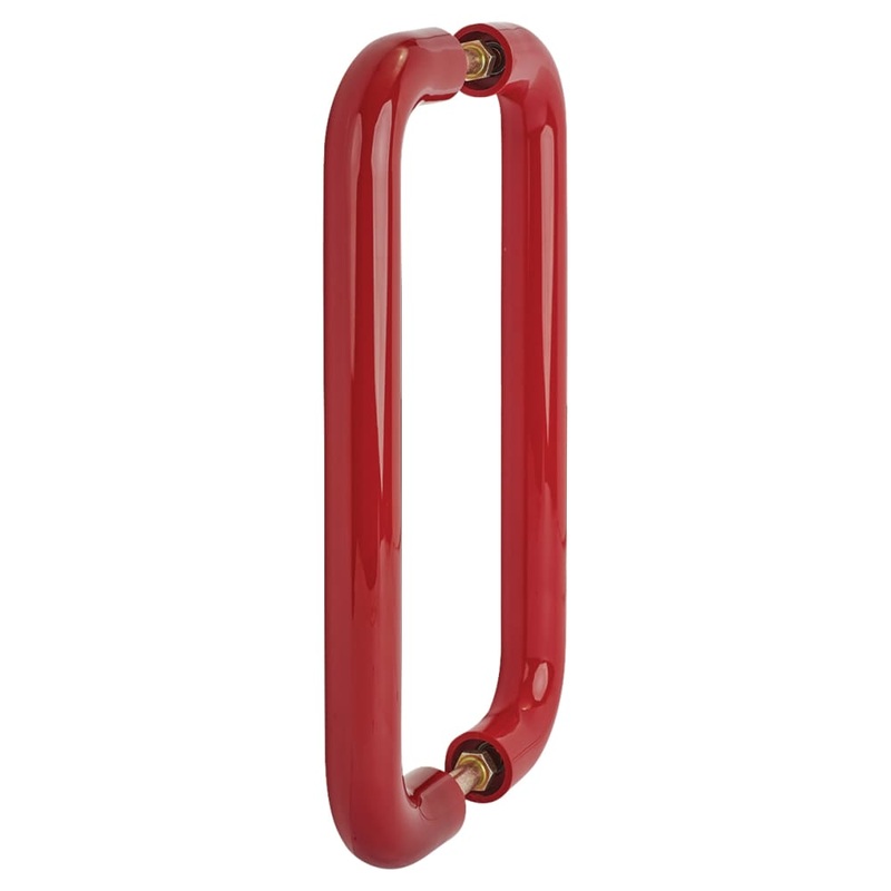 Hoppe AR602/425 Nylon D-Bar Door Pull Handle – Back to Back – 425mm c/c – Rouge Red