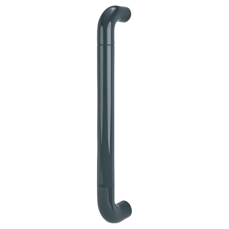 Hoppe AR602/425 Nylon D-Bar Door Pull Handle – Bolt Fix – 425mm c/c – Anthracite Grey