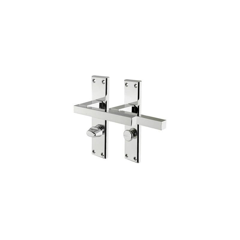 Serozzetta by Carlisle Brass Stratus Bathroom Door Handle – 180 x 40mm – Polished Chrome
