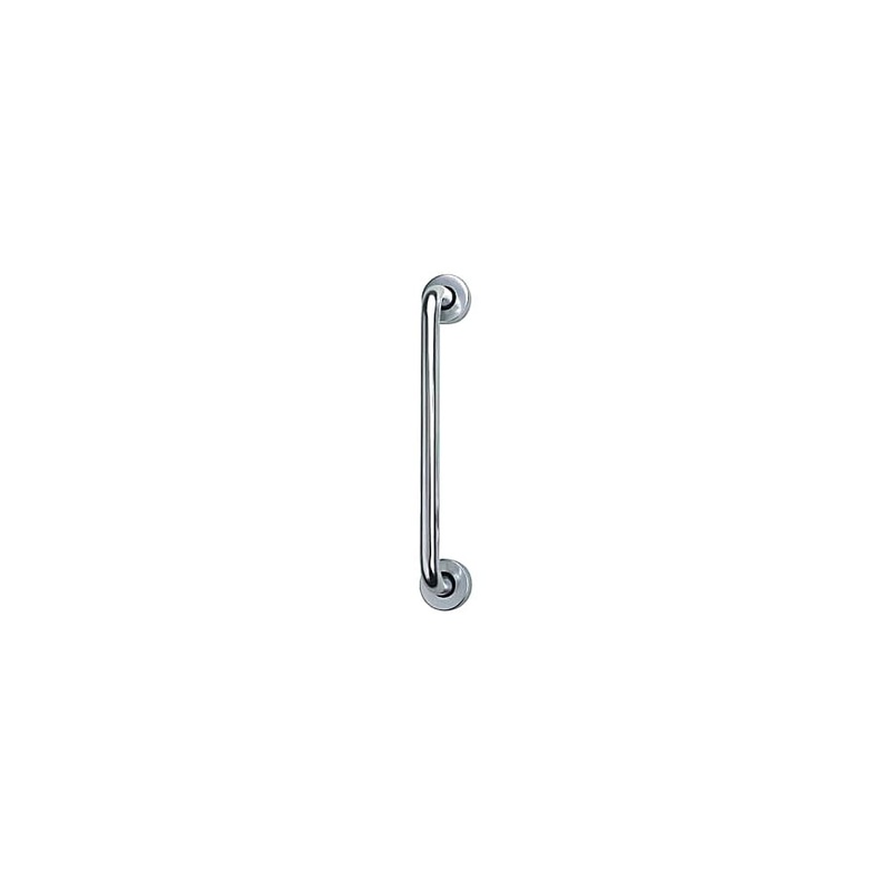 Touchpoint 19mm D-Bar Door Pull Handle on Rose – Screw Fix – 300mm Centres – Polished Aluminium
