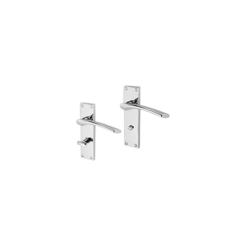 Touchpoint Rimini Bathroom Door Handle – 151 x 42mm – Polished Chrome