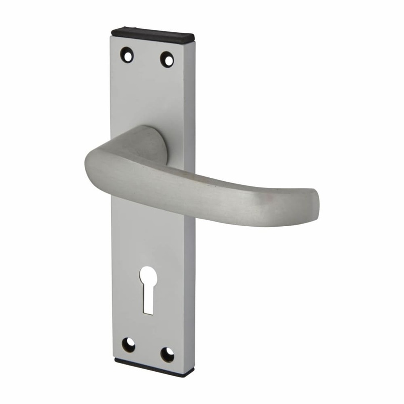 Touchpoint Tiger Lock Door Handle – Keyhole – 152 x 38mm – Aluminium