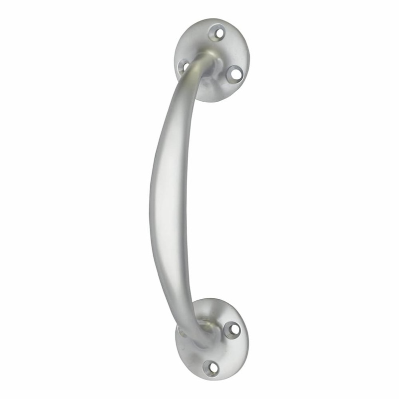Victorian Bow Door Pull Handle – Screw Fix – 150 x 35mm – Satin Chrome