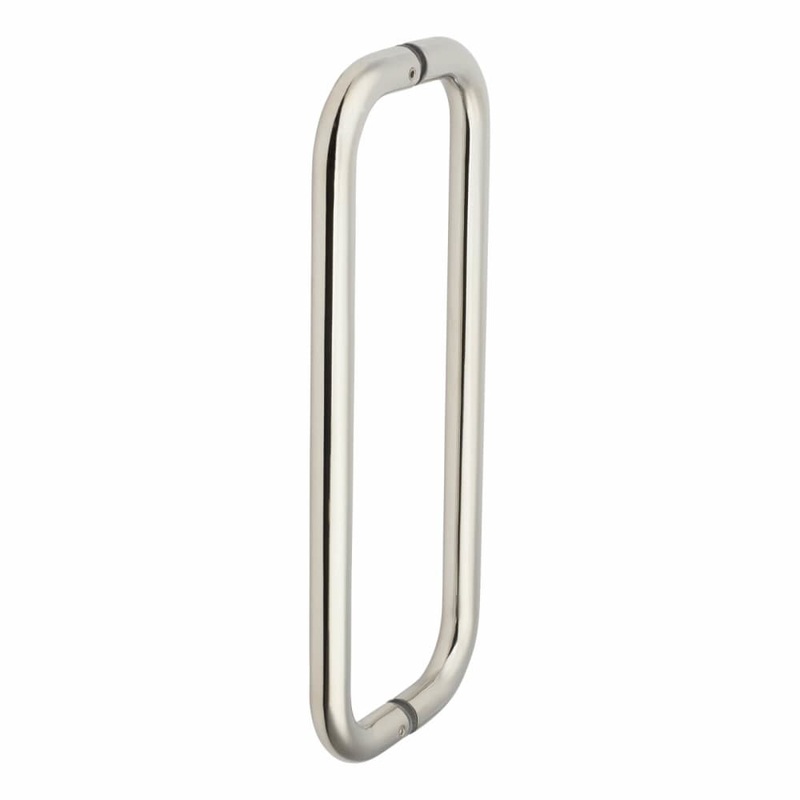 Altro 19mm D-Bar Door Pull Handle – Back to Back – 305mm Centres – Polished Stainless Steel