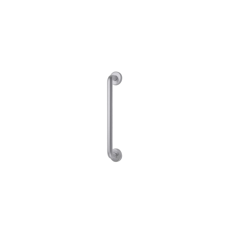 Altro 19mm D-Bar Door Pull Handle on Rose – Screw Fix – 225mm Centres – Satin Aluminium
