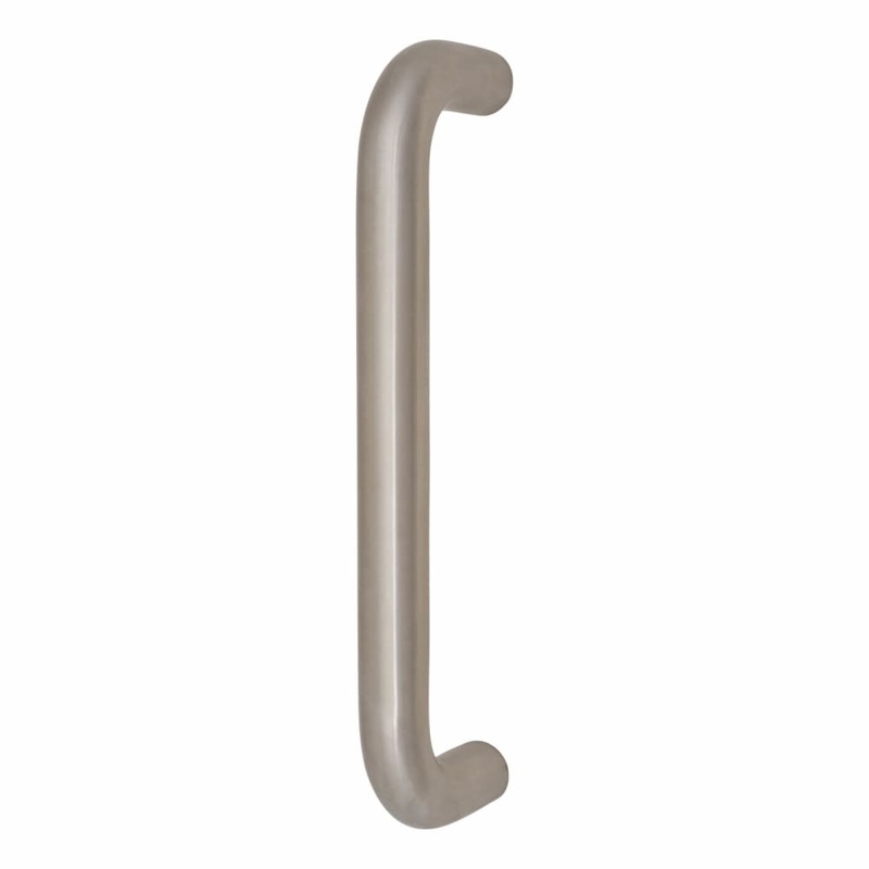 Altro 22mm D-Bar Door Pull Handle – Bolt Fix – 229mm Centres – Satin Stainless Steel
