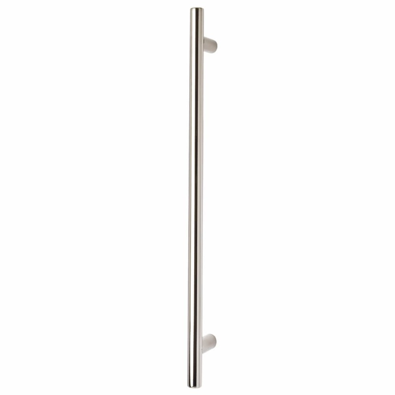 Altro 30mm T-Bar Door Pull Handle – Bolt Fix – 450mm Centres – Polished Stainless Steel