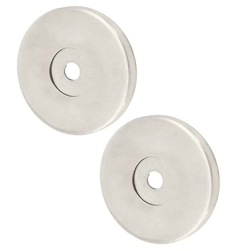 Altro Rose Set for 22mm Door Pull Handles – 52 x 6mm – Satin Stainless Steel