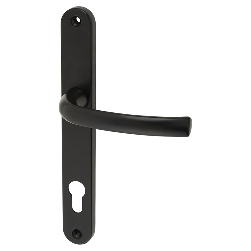 Arrone AR7550 uPVC Multipoint Door Handle – 92mm c/c – 44mm door – Black