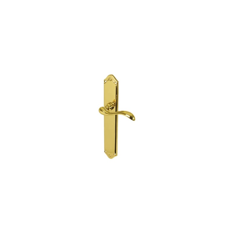 Heritage Brass by M Marcus Lara Latch Door Handle – 247 x 48mm – Polished Brass