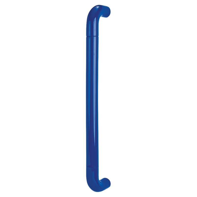 Hoppe AR602/600 Nylon D-Bar Door Pull Handle – Bolt Fix – 600mm c/c – Cobalt Blue