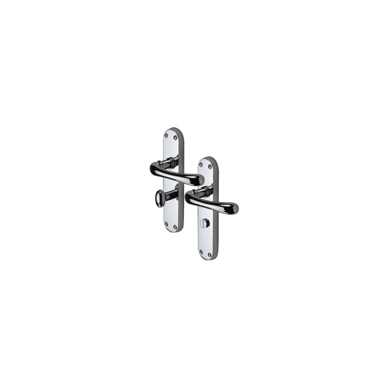 M Marcus Donna Bathroom Door Handle – 183 x 42mm – Polished Chrome