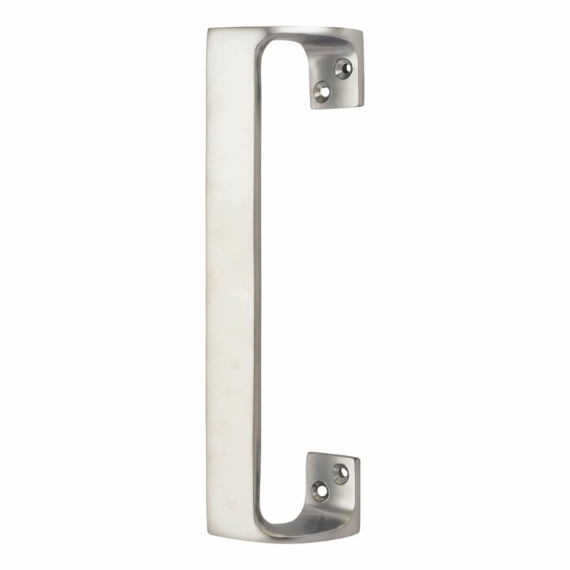 Touchpoint Modern Offset Door Pull Handle – Screw Fix – 180mm Centres – Satin Chrome