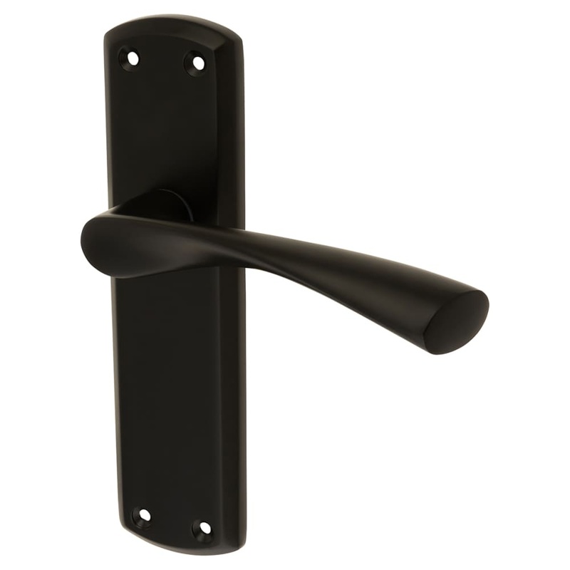 Touchpoint Monza Latch Door Handle – 175 x 45mm – Matt Black