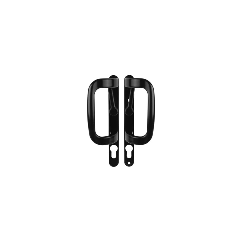 Trojan uPVC Patio Lock Door Handle – Euro – Black