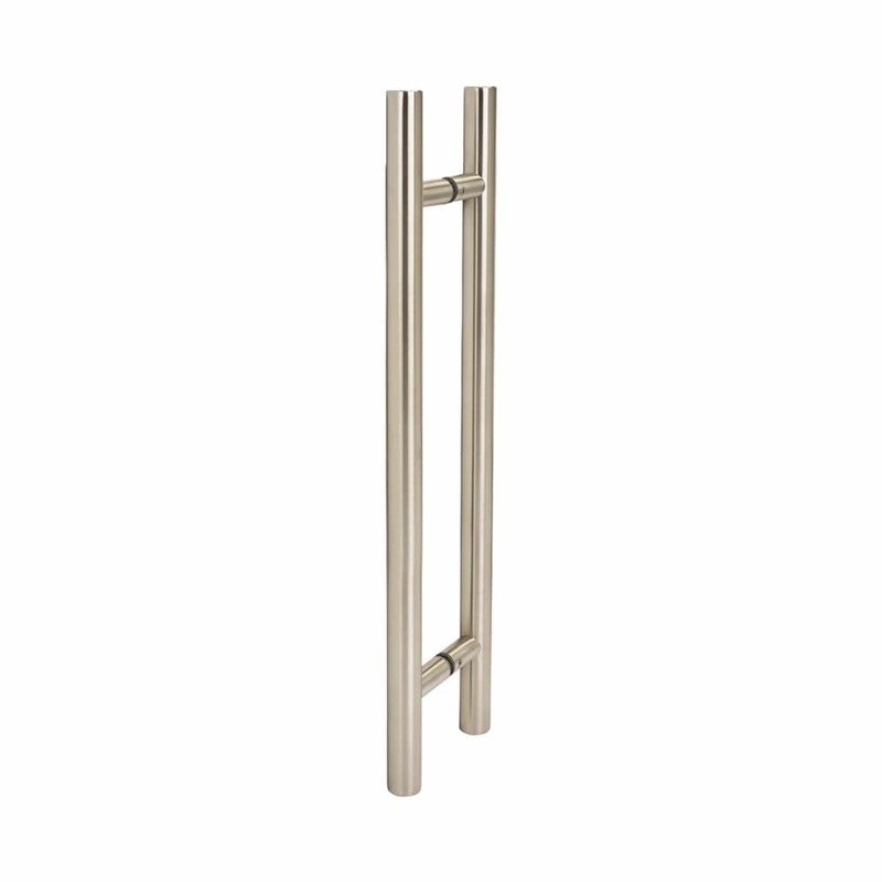 Altro 30mm T-Bar Door Pull Handle – Back to Back – 450mm Centres – Satin Stainless Steel