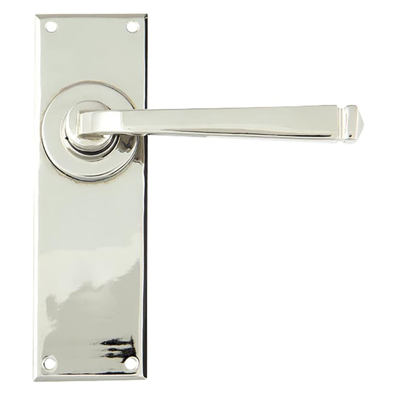 From The Anvil Avon Latch Door Handle – 152 x 48mm – Polished Nickel