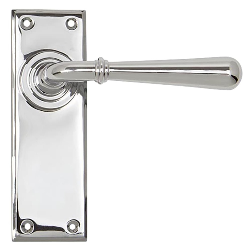 From The Anvil Newbury Latch Door Handle – 152 x 50mm – Polished Chrome