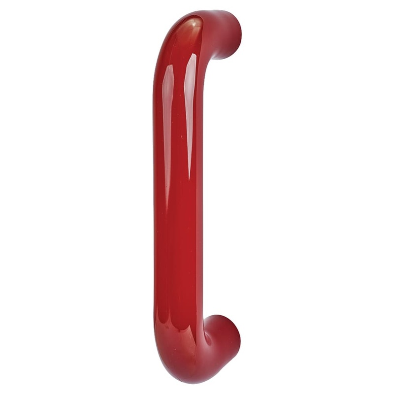 Hoppe AR602/220 Nylon D-Bar Door Pull Handle – Bolt Fix – 220mm c/c – Rouge Red