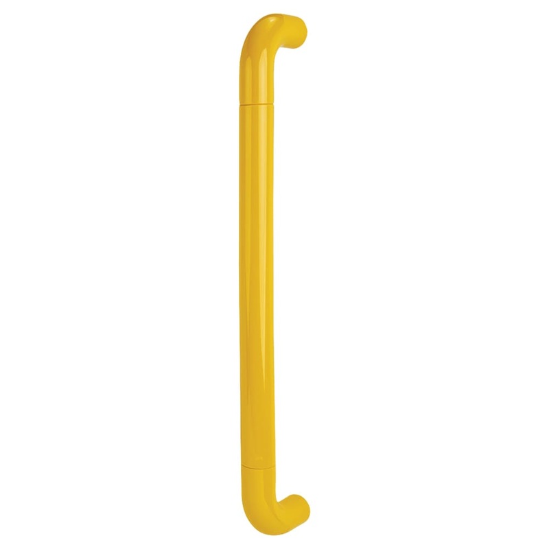 Hoppe AR602/600 Nylon D-Bar Door Pull Handle – Bolt Fix – 600mm c/c – Golden Yellow