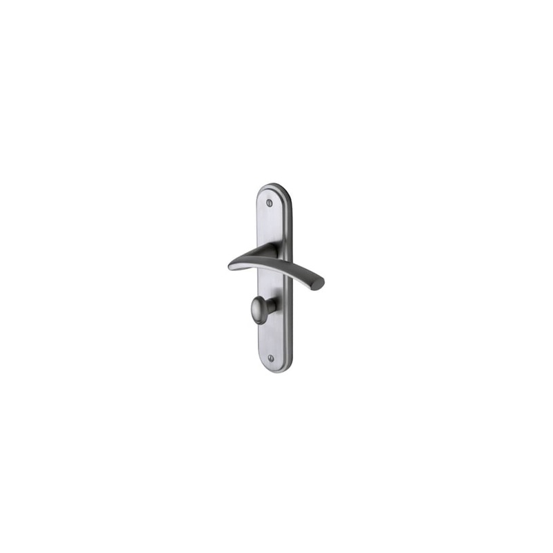M Marcus Tosca Bathroom Door Handle – 205 x 42mm – Satin Chrome
