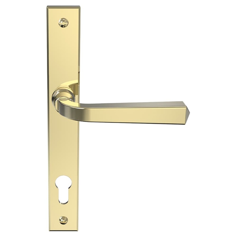 Mila Heritage uPVC Multipoint Door Handle – 92mm c/c – PVD Gold