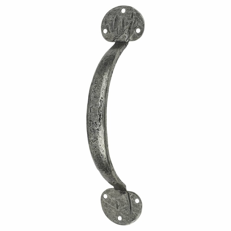 Olde Forge Bean D-Bar Door Pull Handle – Screw Fix – 147mm Centres – Pewter